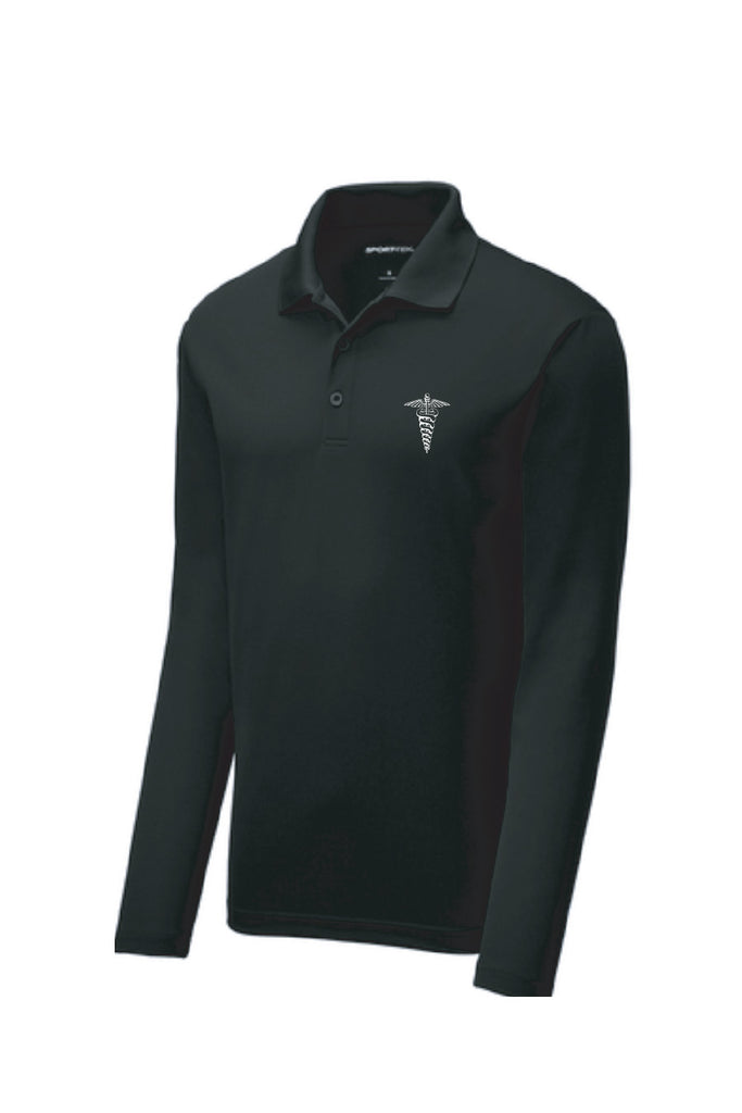 Racer Mesh Long Sleeve Polo