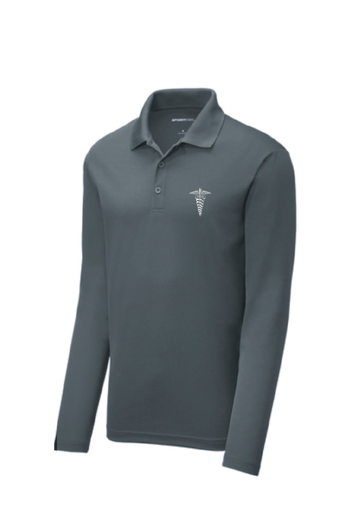 Racer Mesh Long Sleeve Polo