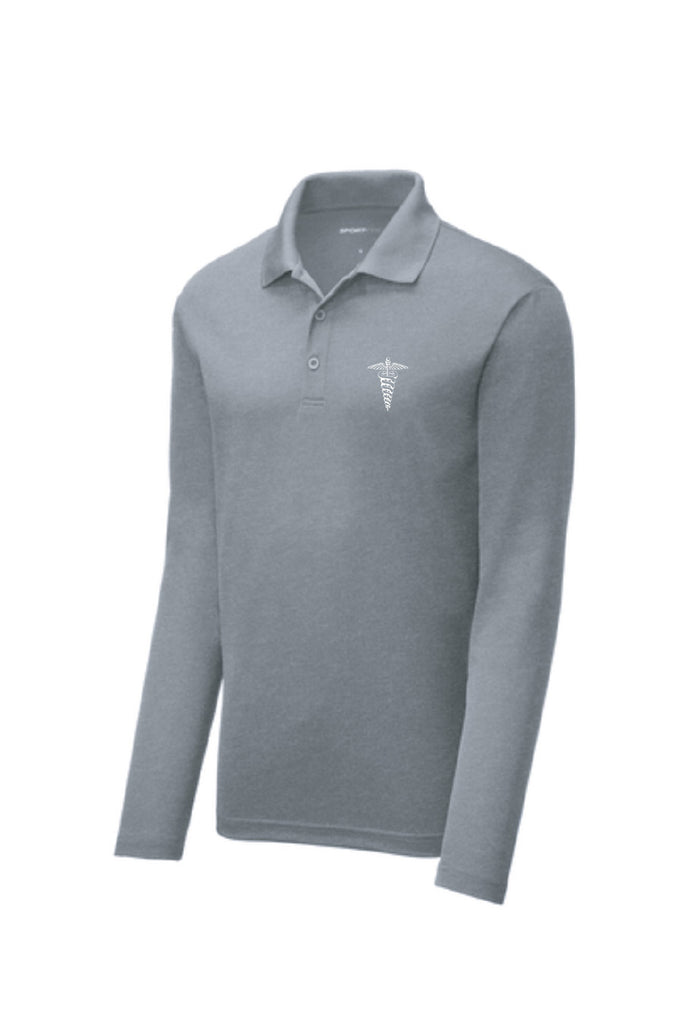 Racer Mesh Long Sleeve Polo